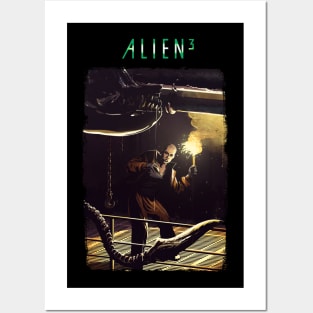 Alien 3. Ripley and the Xenomorph Posters and Art